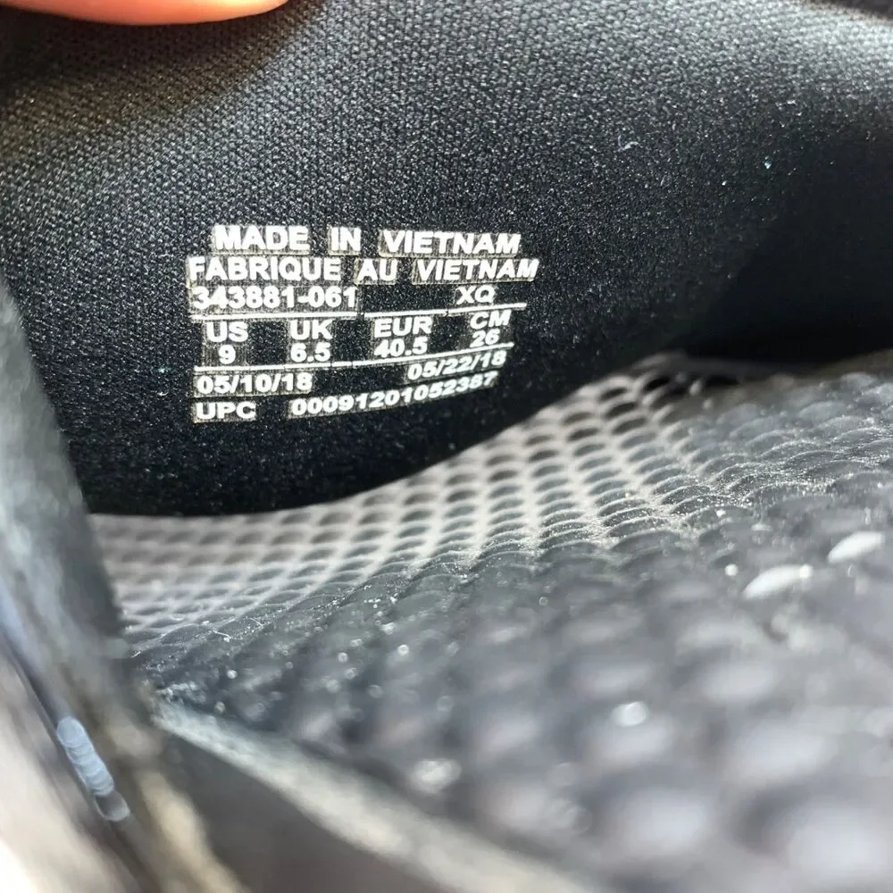 Nike Women's Benassi JDI Slides Black Pink Sandals Size 9‎ Sports Gym Travel